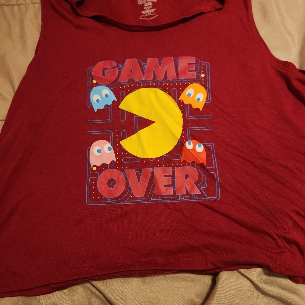 Pac Man Women's Plus Tank Top and Shorts Sleep Set Size 2XL - Picture 9 of 10